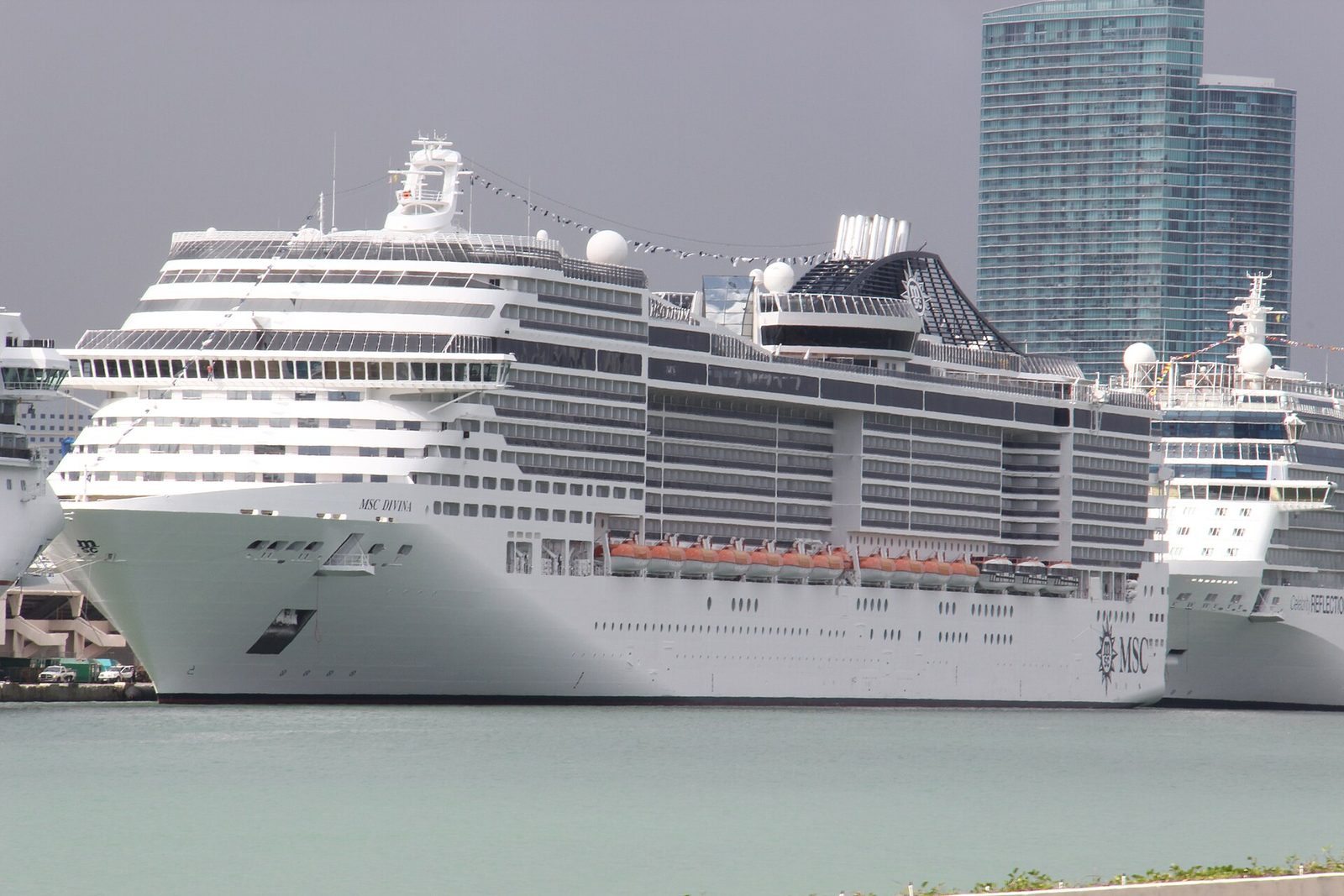 MSC Divina в порту Майами